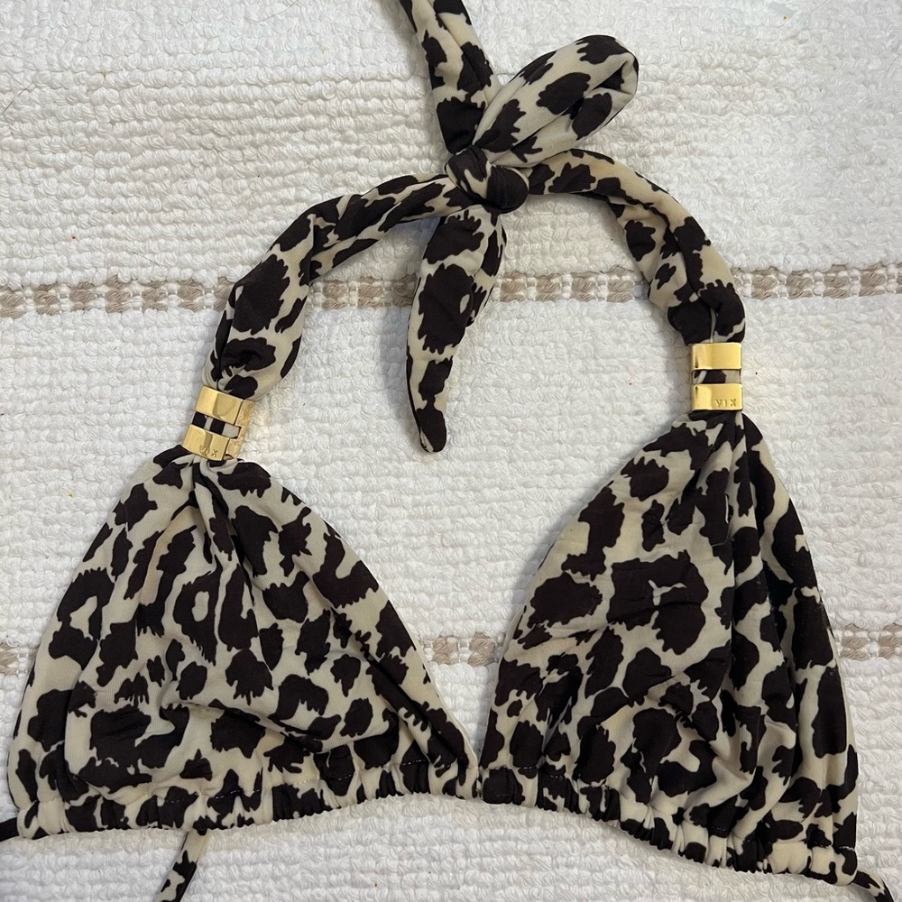 Vix leopard bikini top
